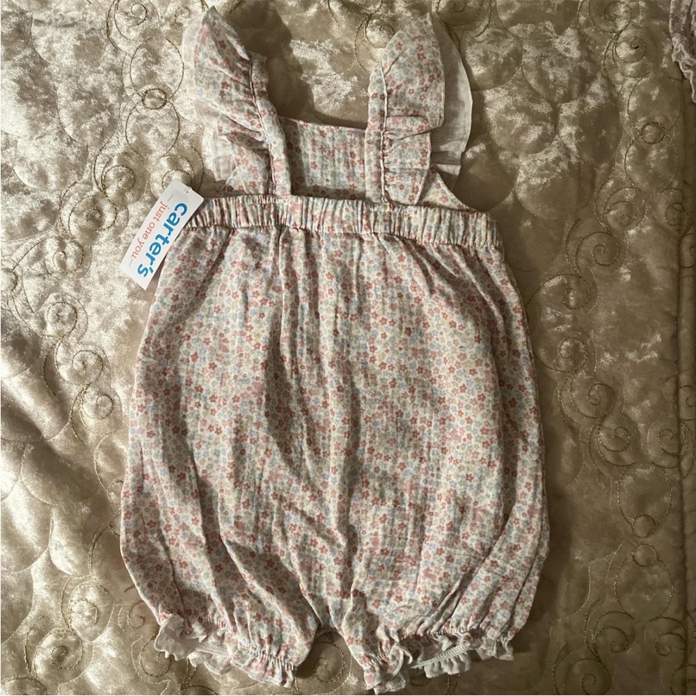 Carter's Pastel Floral Baby Outfit